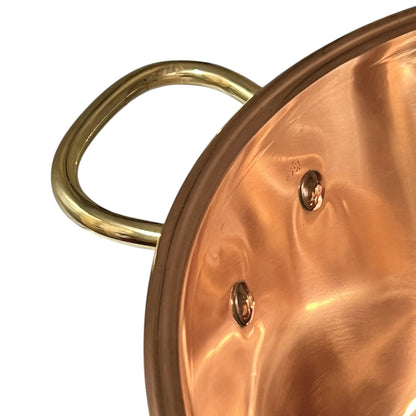 Vintage French Copper Basin Sink – Upcycled Countertop Bathroom Basin