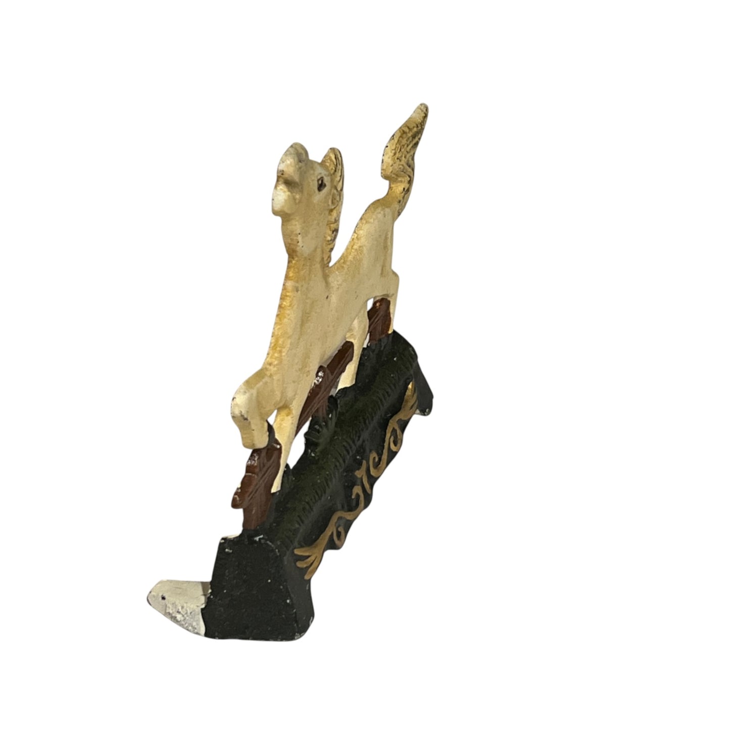 French Cast Iron Horse Door Stop – Shabby Chic Farmhouse Door Wedge Doorstop