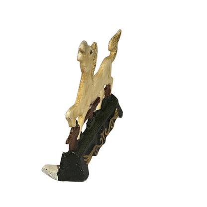 French Cast Iron Horse Door Stop – Shabby Chic Farmhouse Door Wedge Doorstop