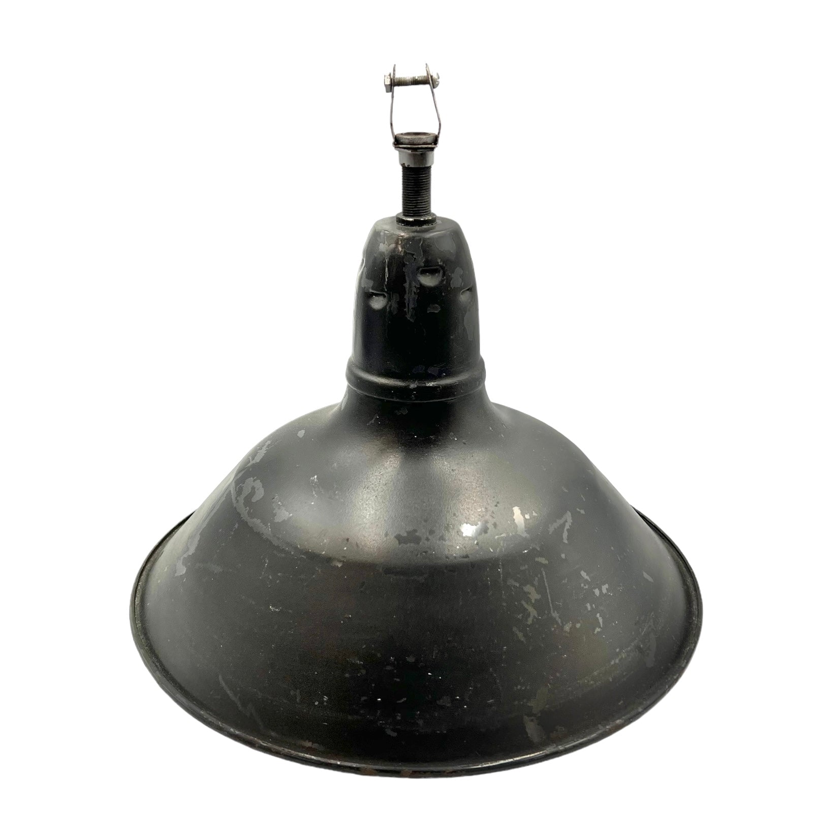 French vintage industrial factory enamel lampshade for sale