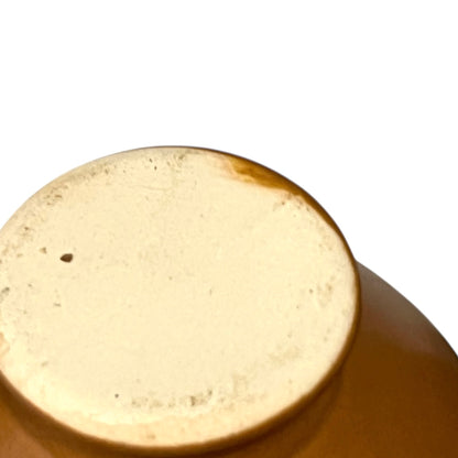 light brown ceramic French soup bowls with lions head handles on a white background 