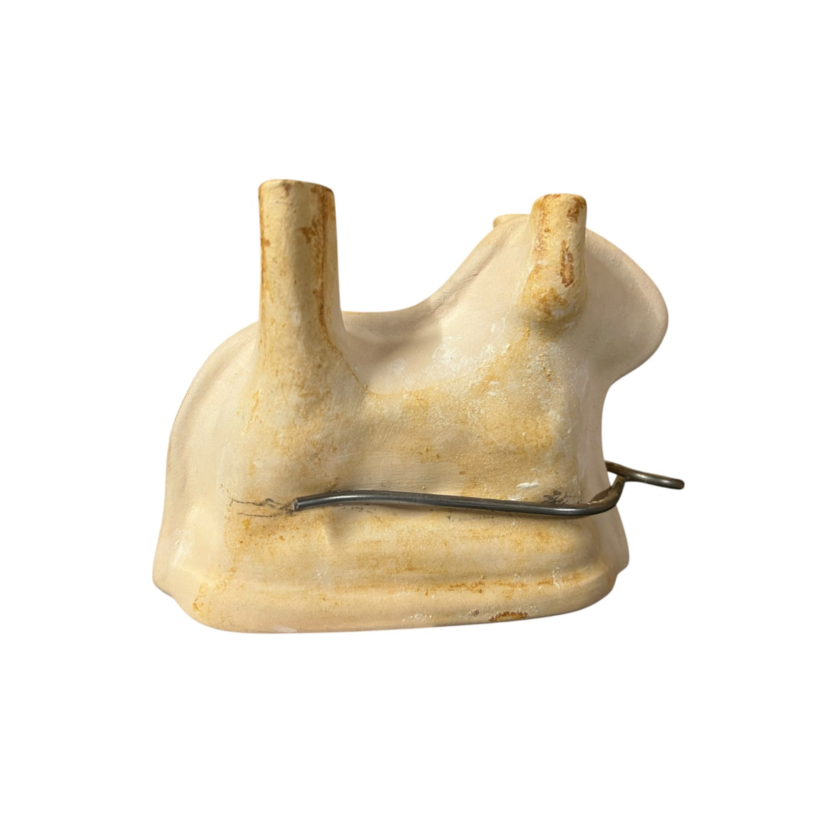 Vintage French Easter Lamb Cake Mould – Poterie Lehmann Alsace Ceramic Lamala with Recipe