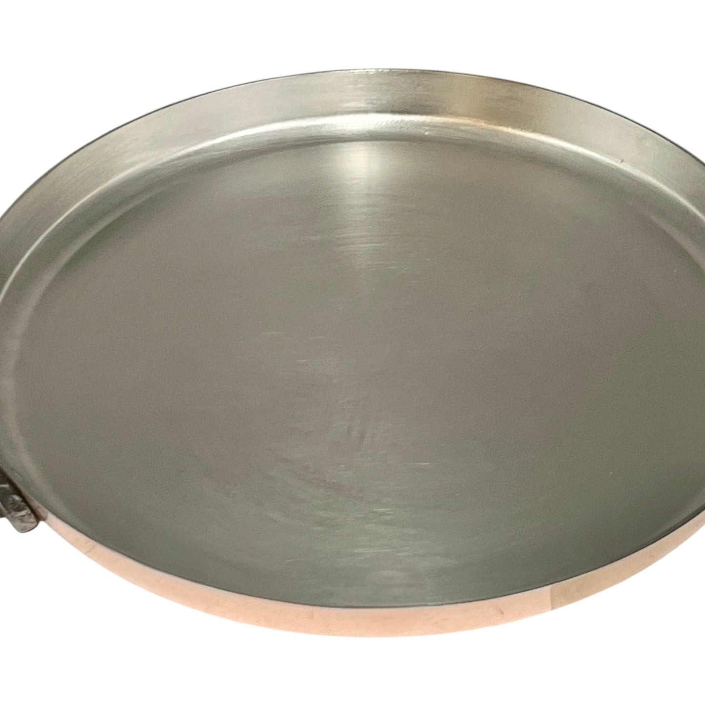 Close-up of a frying pan on a white background