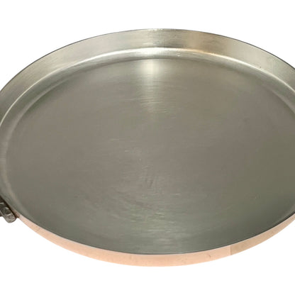 Close-up of a frying pan on a white background