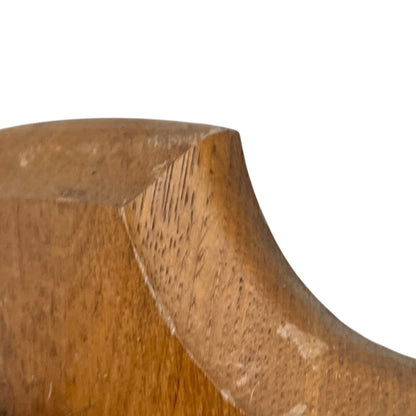 wooden deer head