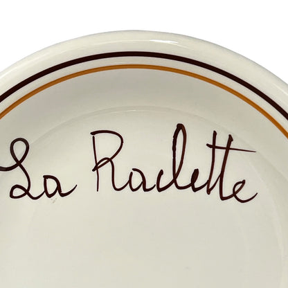 Vintage French Raclette Plates – Set of 6