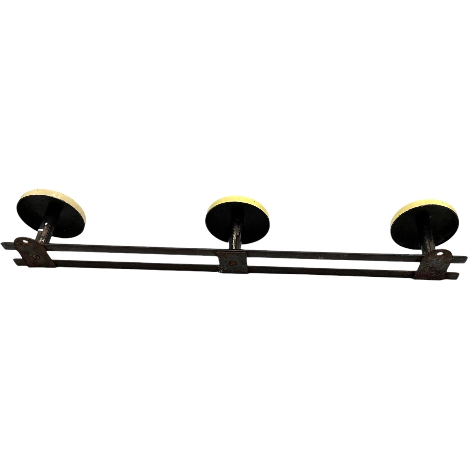 Mid Century Coat Rack or Hat Hooks, Vintage Retro Industrial Sputnik Style