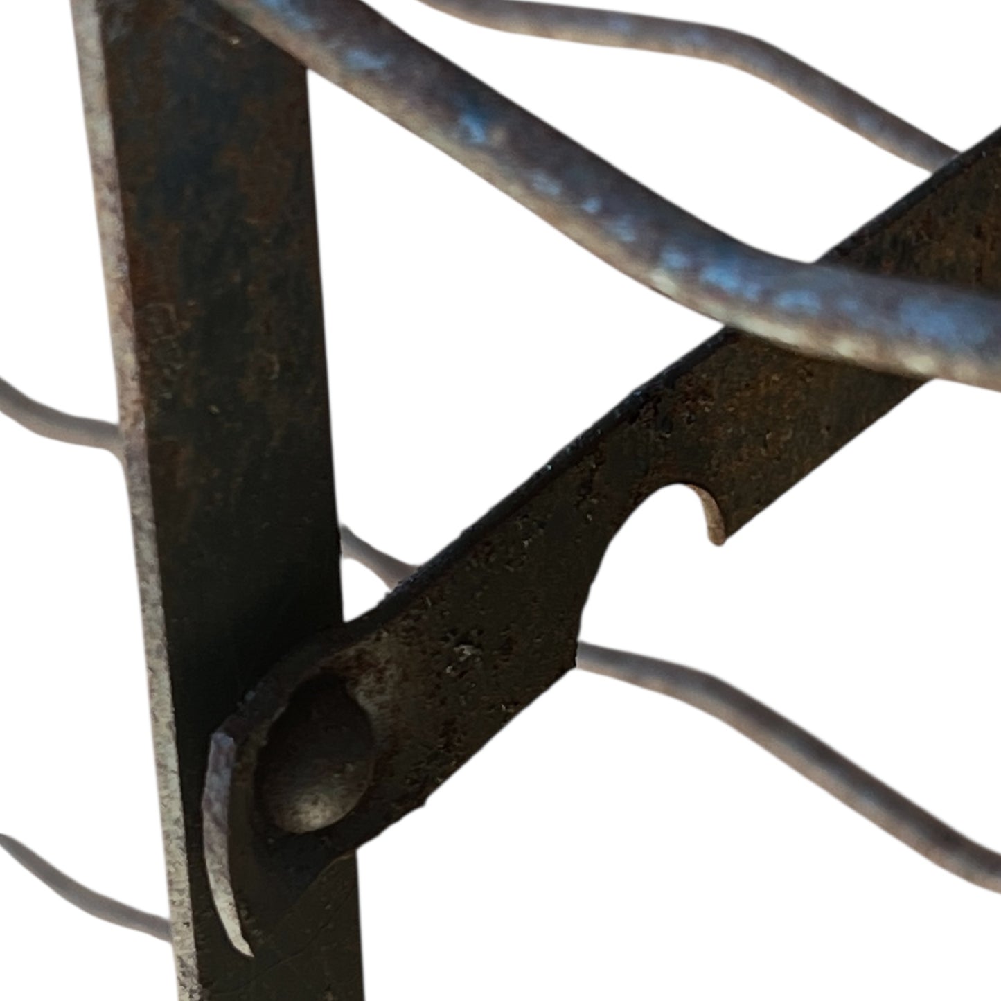 close up of French wine rack