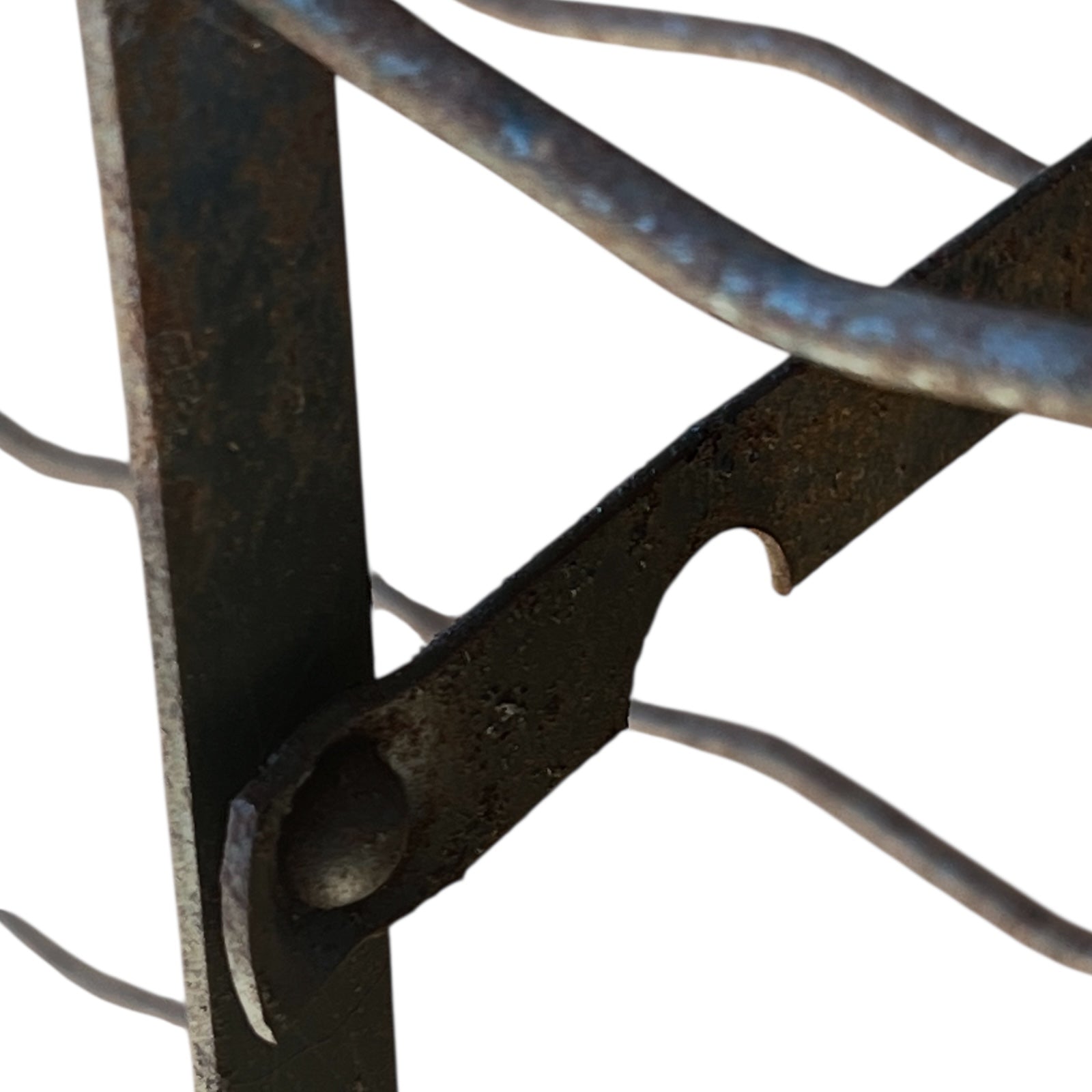 close up of French wine rack