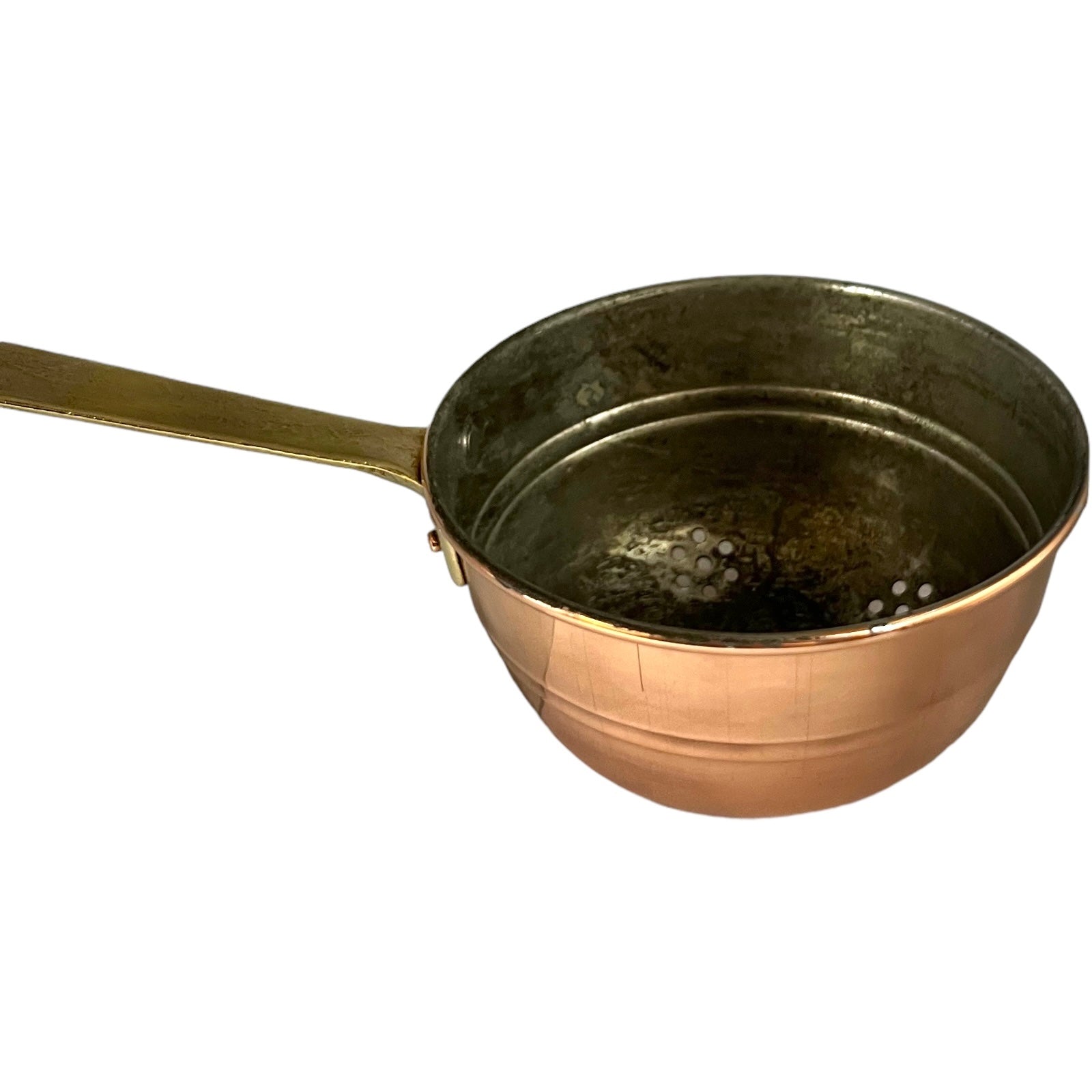 Copper Colander, 12cm French Copper Sieve, Tin Lined Copper Strainer 