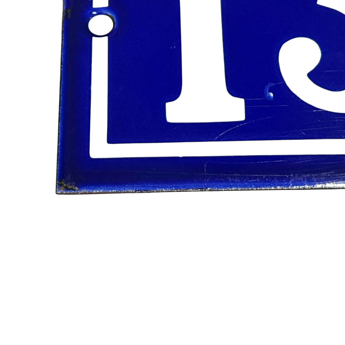 Vintage French Enamel House Number 131 – Original Door Plaque