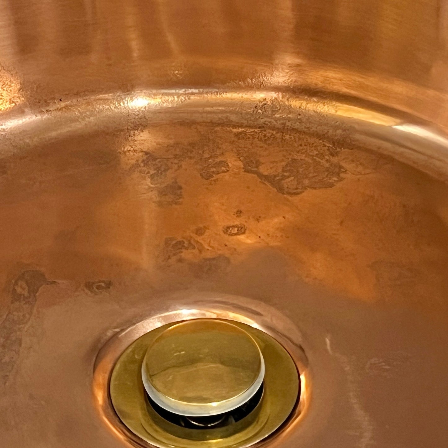 Vintage French Copper Basin Sink – Bathroom, Cloakroom or Camper Van Up Cycled