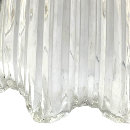 Clear plastic sheeting on a white background