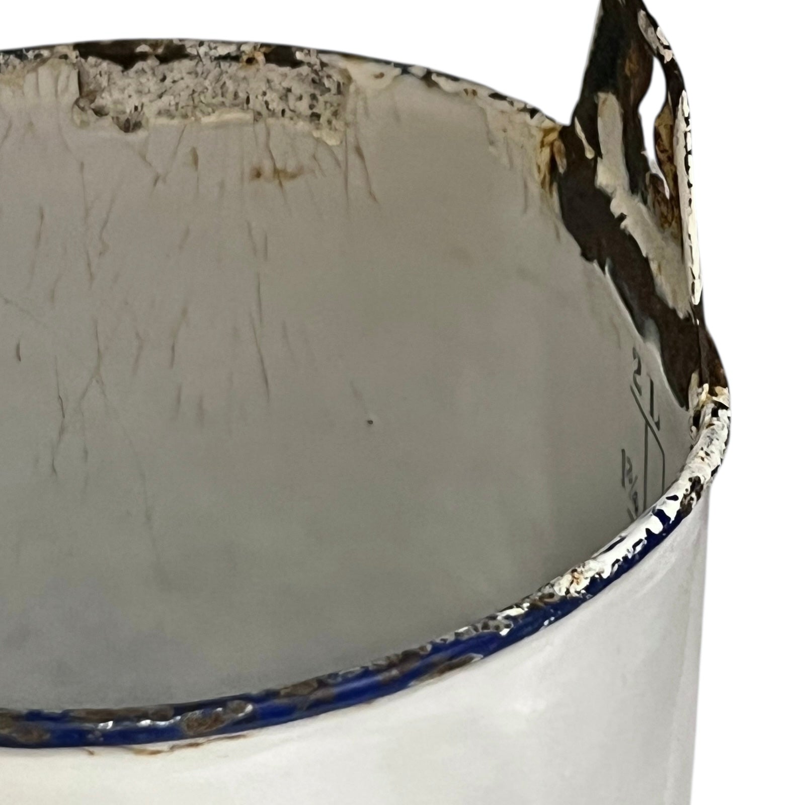close up image of vintage planter