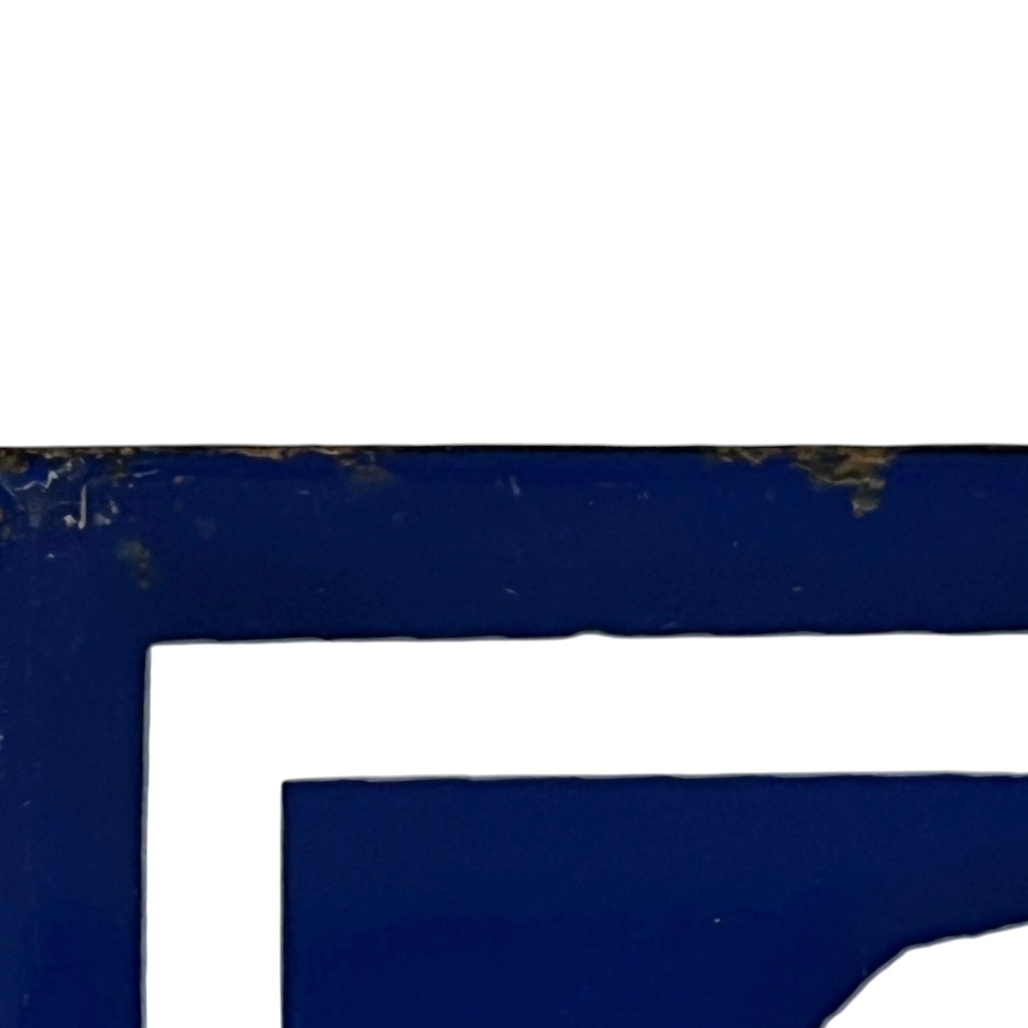 French enamel door number close up image 