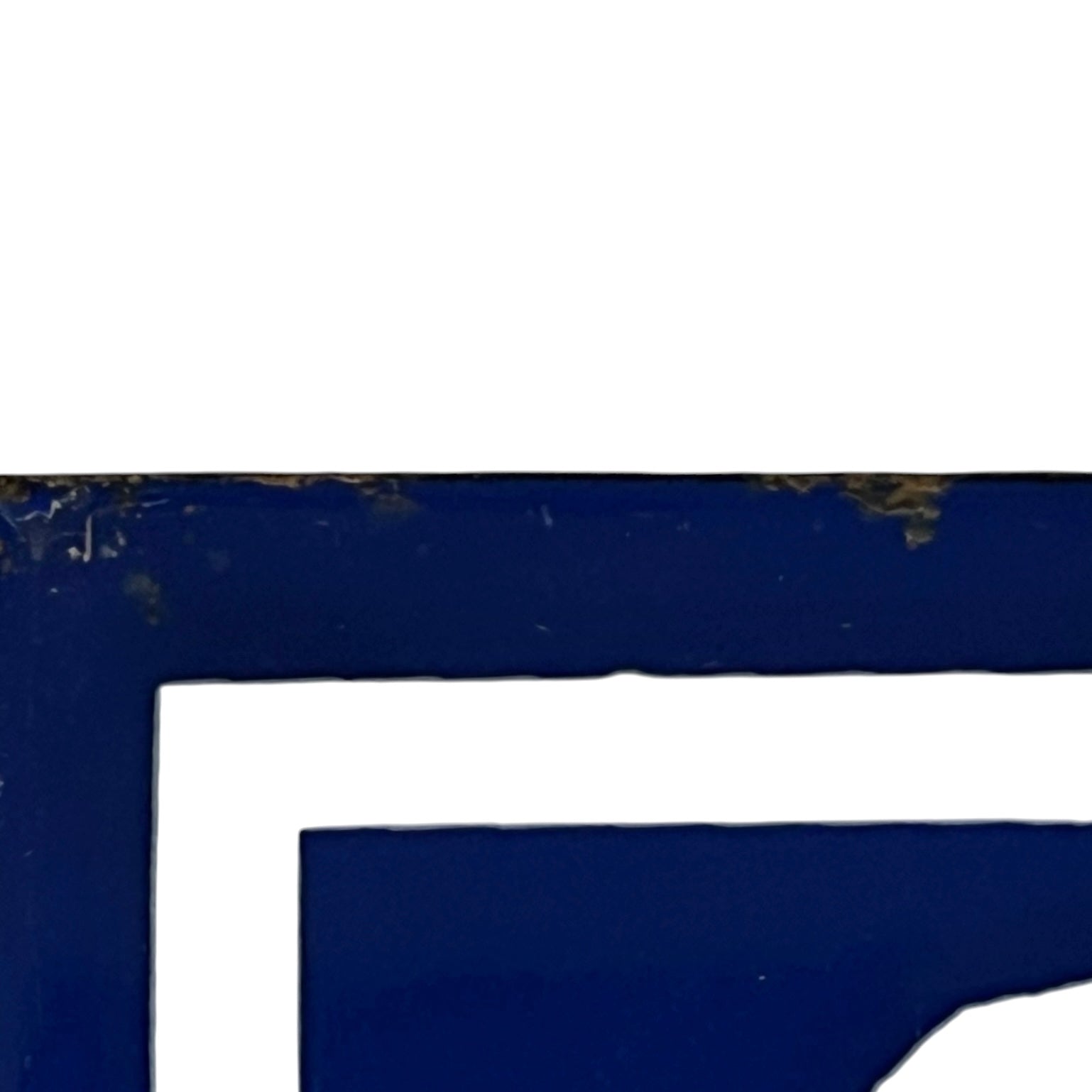 French enamel door number close up image 