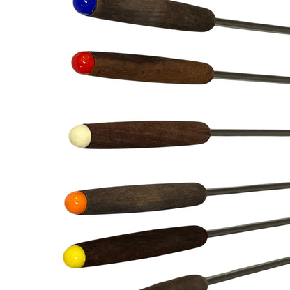 Vintage French Fondue Forks Set of 6