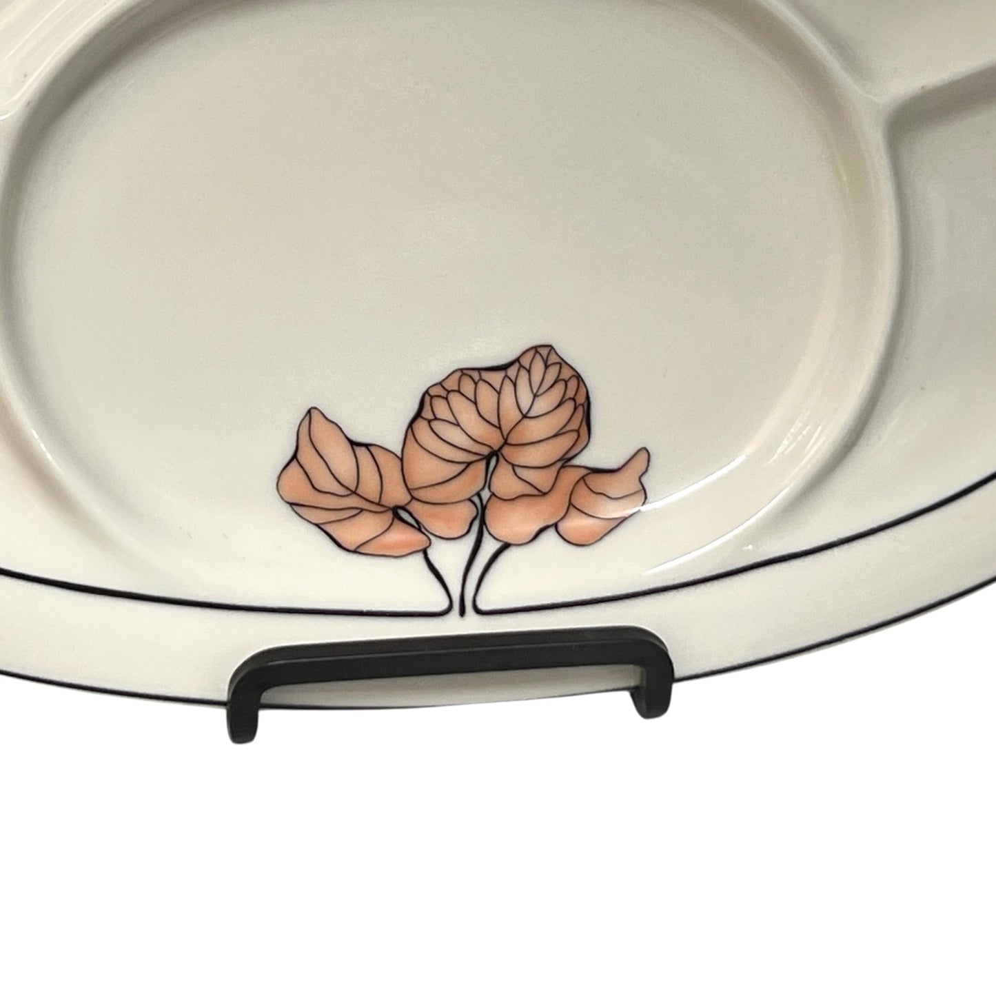 Set of 6 Vintage Goebel Oeslauer Sectioned Plates – West German Ceramics