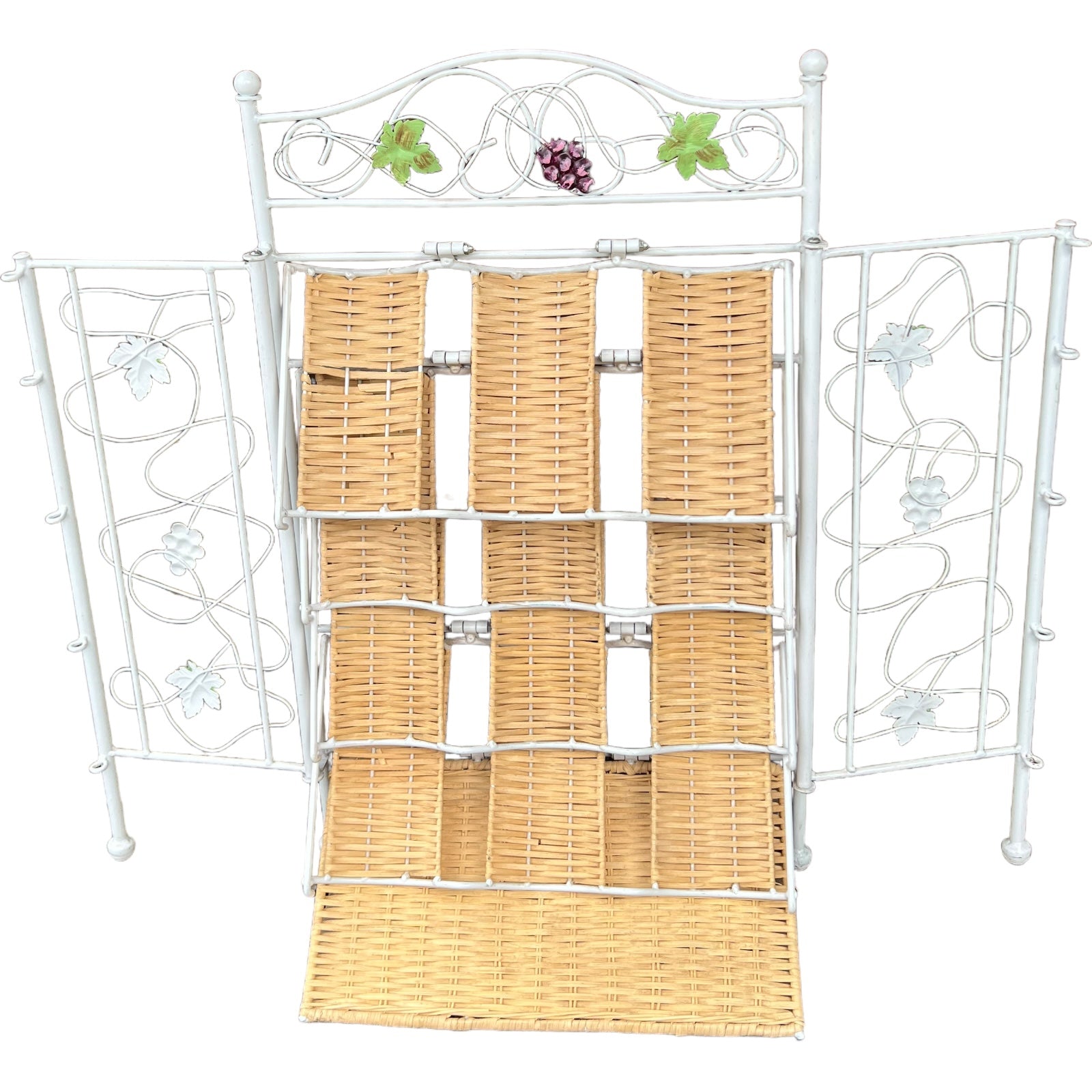 French shabby chic wine bottle rack for 12 bottles