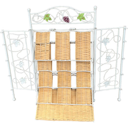 French shabby chic wine bottle rack for 12 bottles