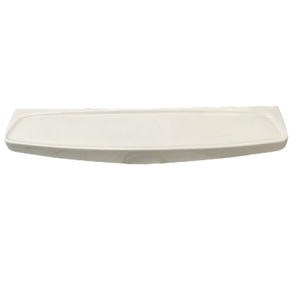 White ceramic shelf on a white background