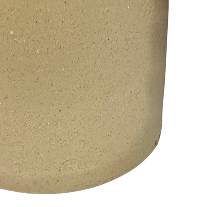 close up of a ww1 SRD jar on a white background 