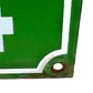 image 3 French enamel green and white door number 64 