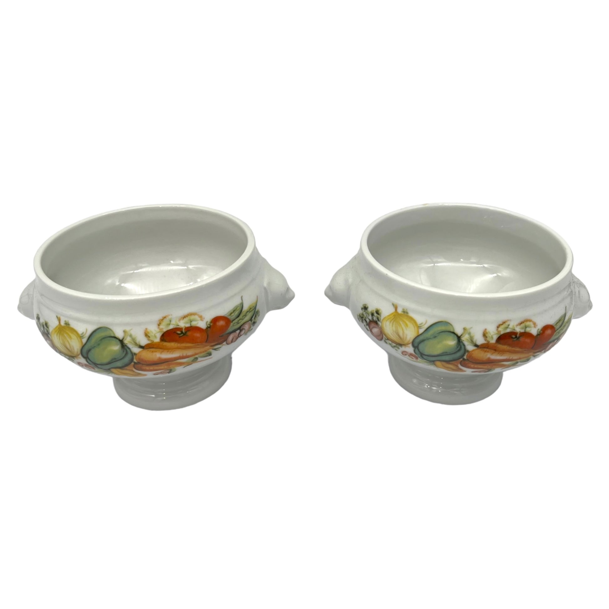 image 3 pair of German traditional soup bowls