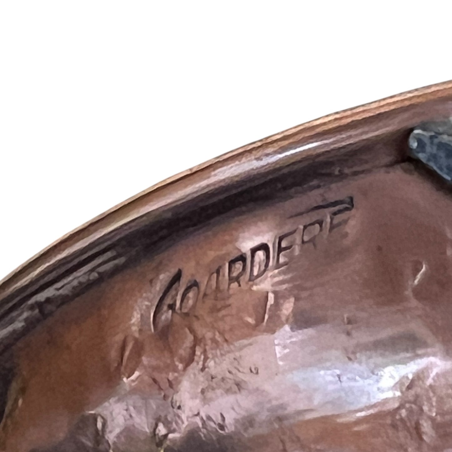 Pair of French Copper Pans with Long Handles – Tin Lined, Rustic Farmhouse Kitchen Decor