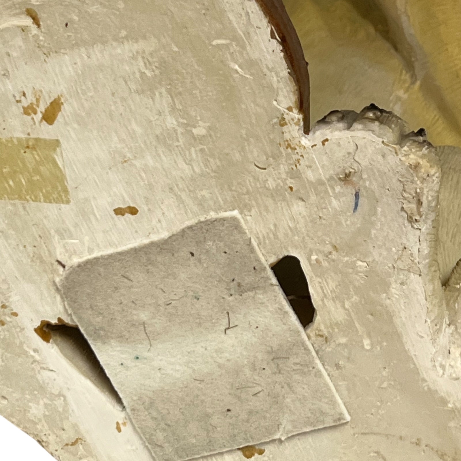 Base of umbrella stand on a white background