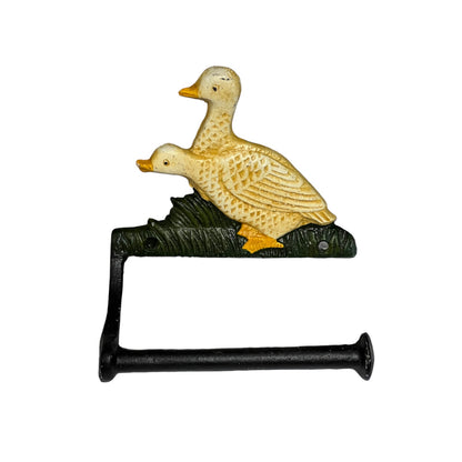 Cast Iron Goose Toilet Roll Holder | French Country Farmhouse Bathroom Decor