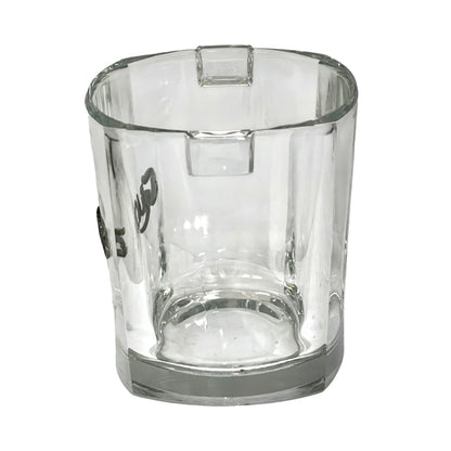 Vintage French Glass Ice Bucket 1960s Glaçons Barware Cocktail Cooler