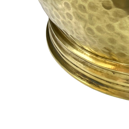 close up of a coal bucket with handle on a white background