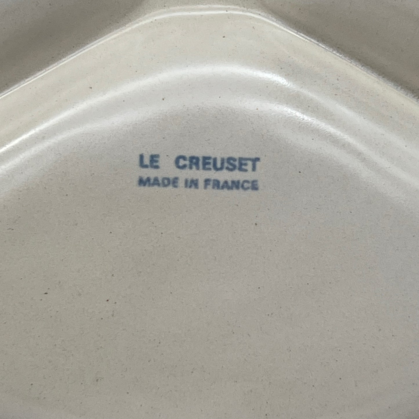 Set of 5 Rare Vintage Le Creuset Fondue Plates, 1970s Sectioned Plates (C38)