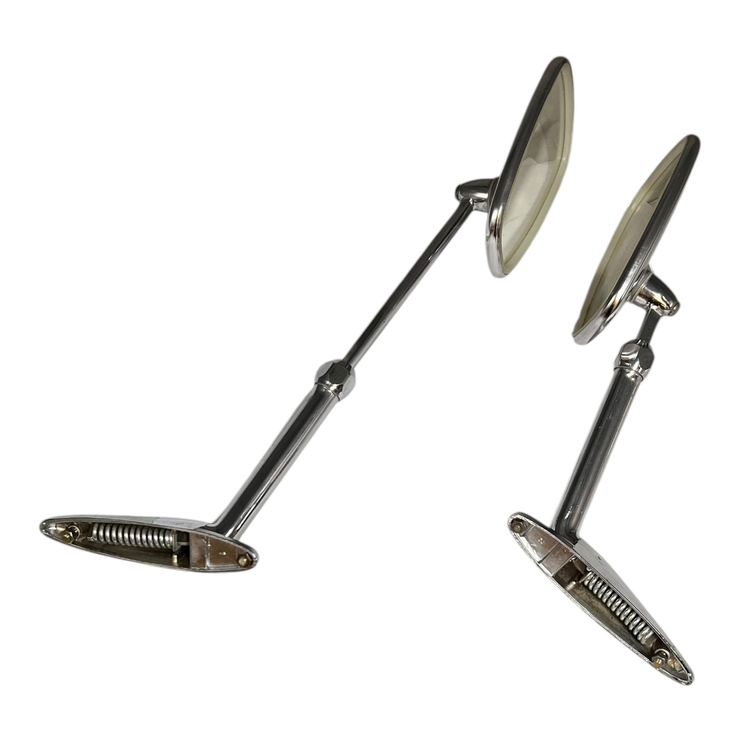 Pair of Rare Vintage Extending Chrome Car Mirrors – TP-RT III 77, Classic Towing Mirrors