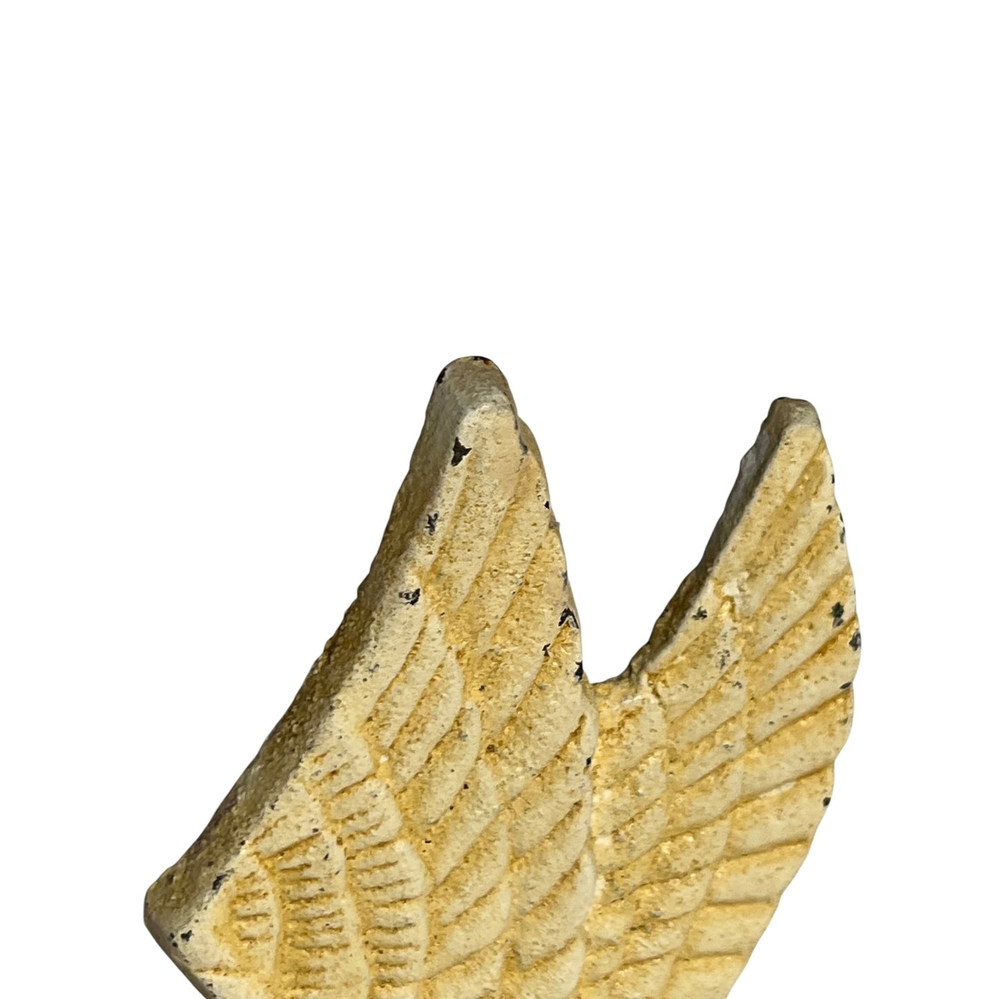 Close up of a goose toilet roll holder on a white background 
