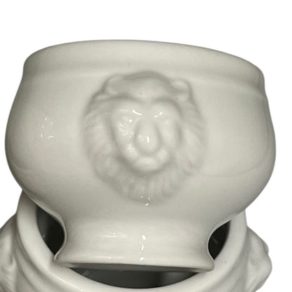 Traditional Lions Head Handle Sauce Pots, Small French Dipping Sauce Bowls 