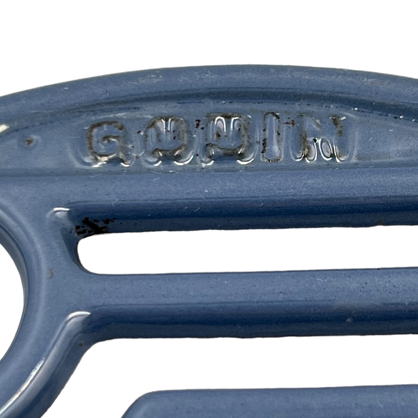 Vintage French Godin cast iron pan trivet