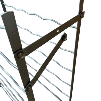 close up of bottle rack