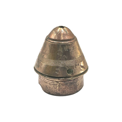 WW1 Brass Artillery Fuse - great as a Paperweight, Battlefield Find