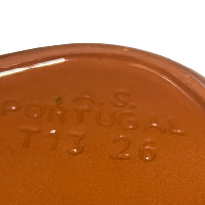 Portuguese Ceramic Olive Serving Dish – 3 Compartment Tapas Platter