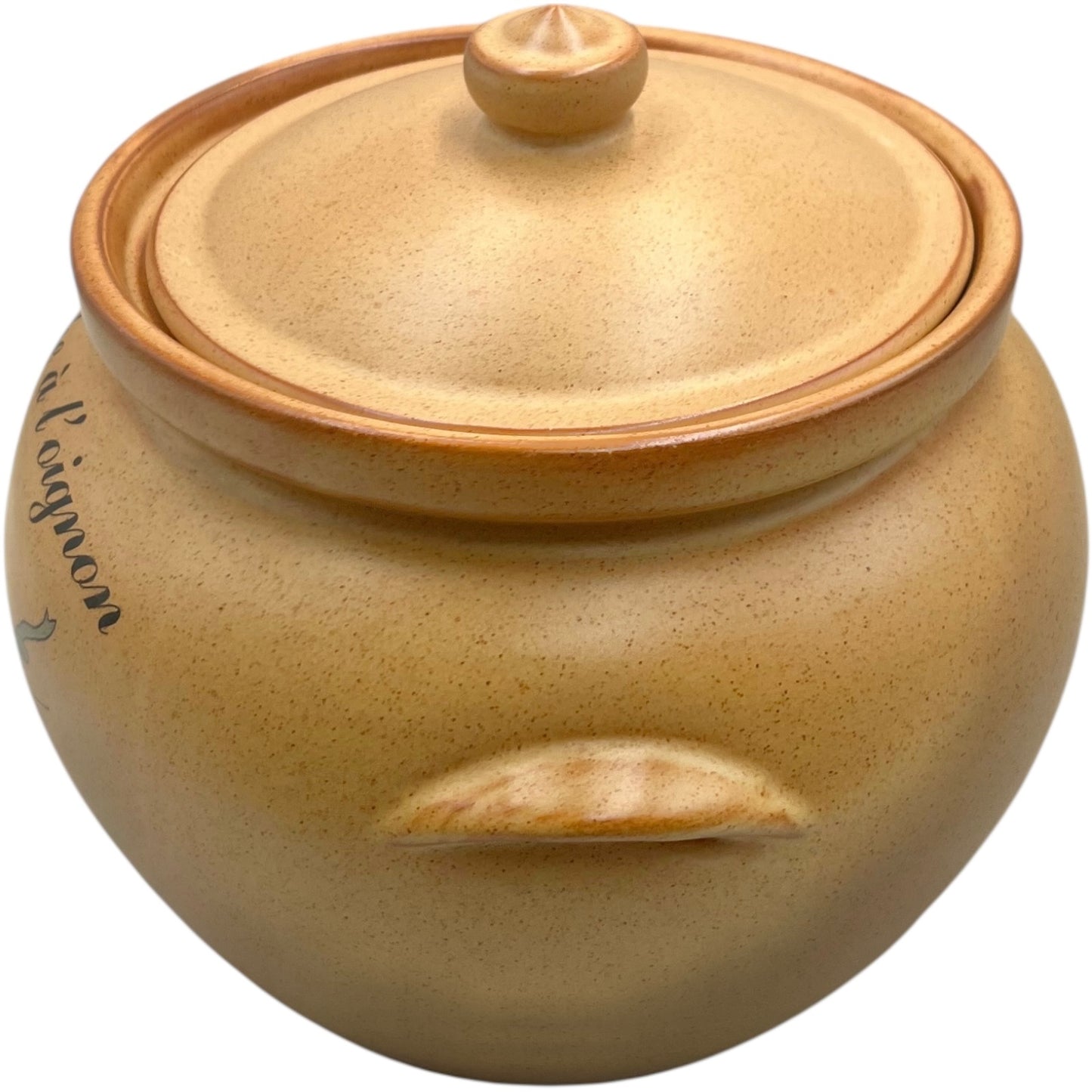 Vintage French Onion Soup Tureen – 3L Ceramic Crock with Lid | Rustic Country Kitchen