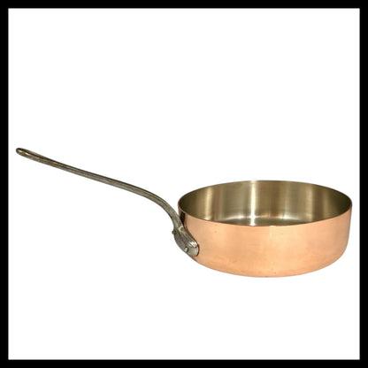 French Copper Frying Pan, 2.5mm Havard Copper Pot, Stainless Steel Lining