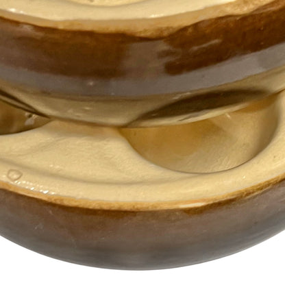 Close up of snail plates with handles on a white background