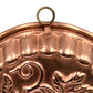French copper jelly or cake mould with tin lining