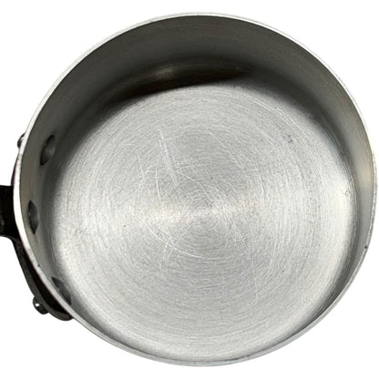 inside of French copper pan