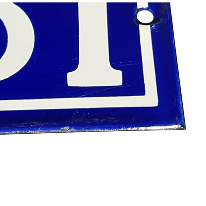 Vintage French Enamel House Number 131 – Original Door Plaque