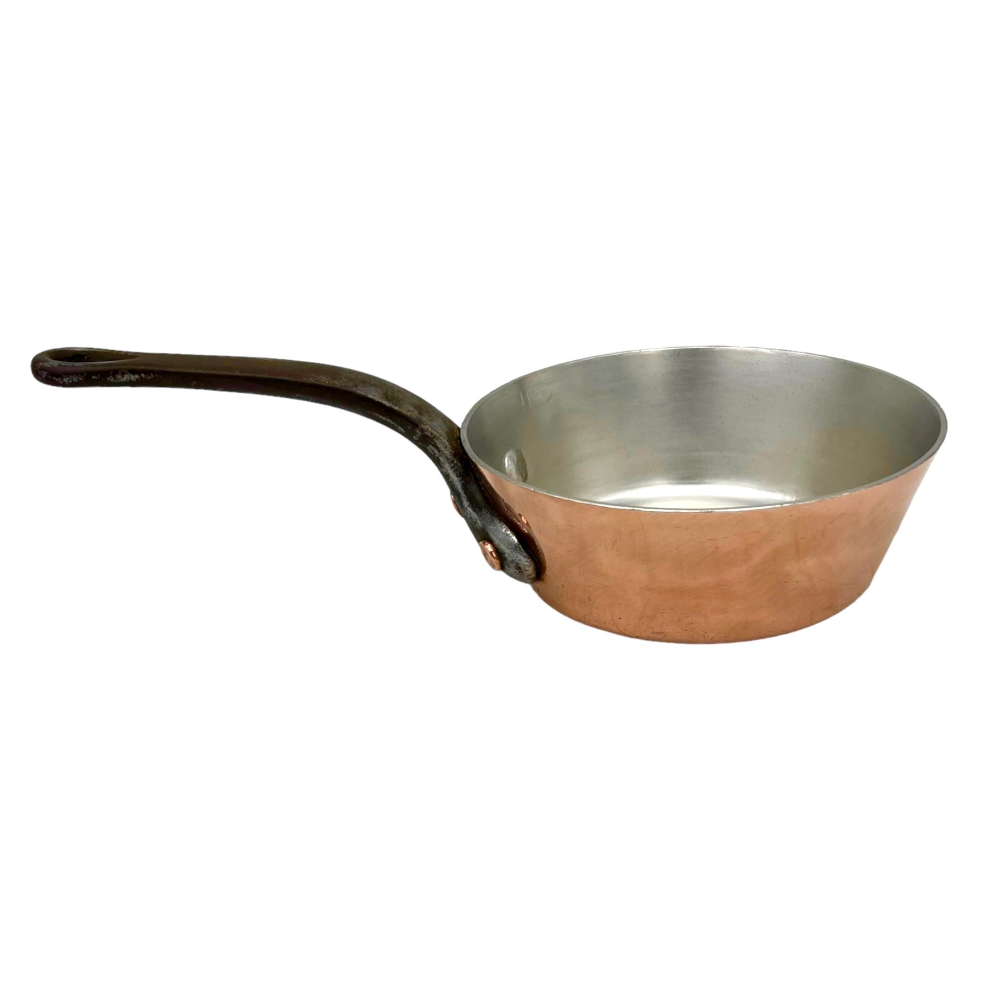 French 2mm Paris copper pan with brand new tin lining sold by All Things French Store