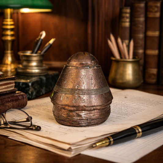 WW1 British Brass Fuse Paperweight – Somme Battlefield Relic