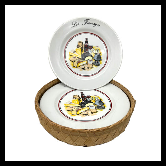 image French 6 piece cheese plate set sold by All Things French Store